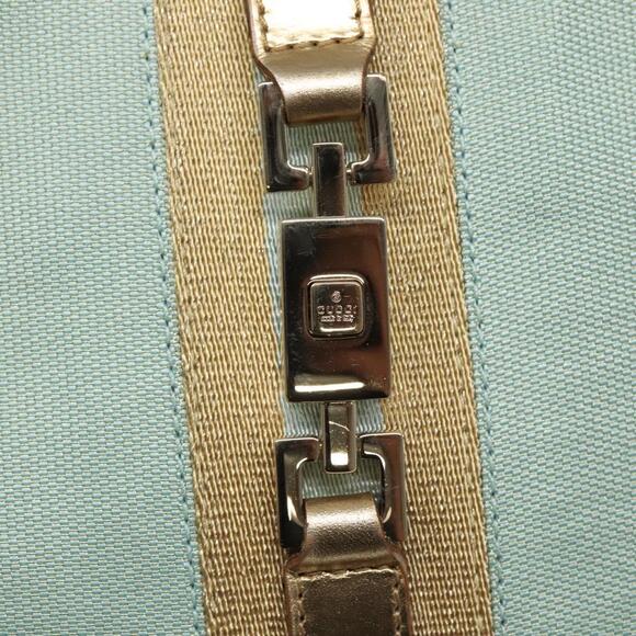 GUCCI Jackie Shoulder Bag Canvas Green Gold 001 001 - Picture 15 of 16